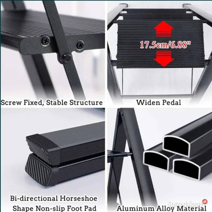 Nowa drabina schodki drabinka 4 stopnie stojak Budowa Poraj sprzedam