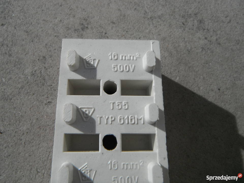 Listwa zaciskowa 16mm 500V T55 typ 616M Nowe Chlewiska sprzedam