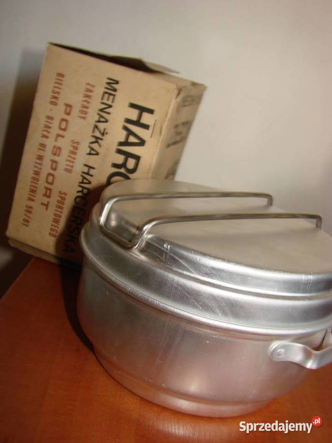 Harcerz menażka harcerska PRL Pruszcz Gdański