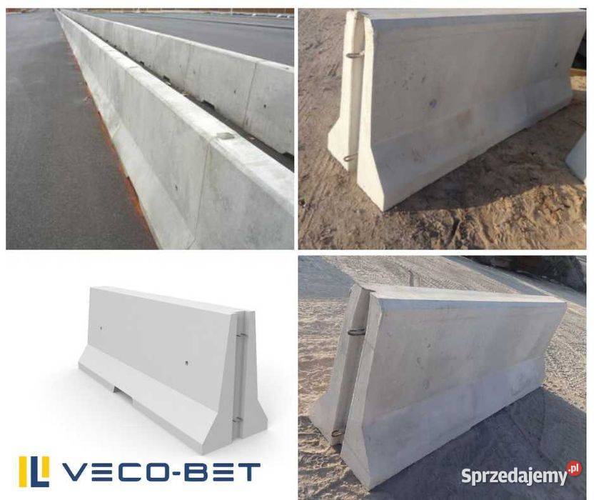 Betonowa zapora drogowa bariera drogowa U14b