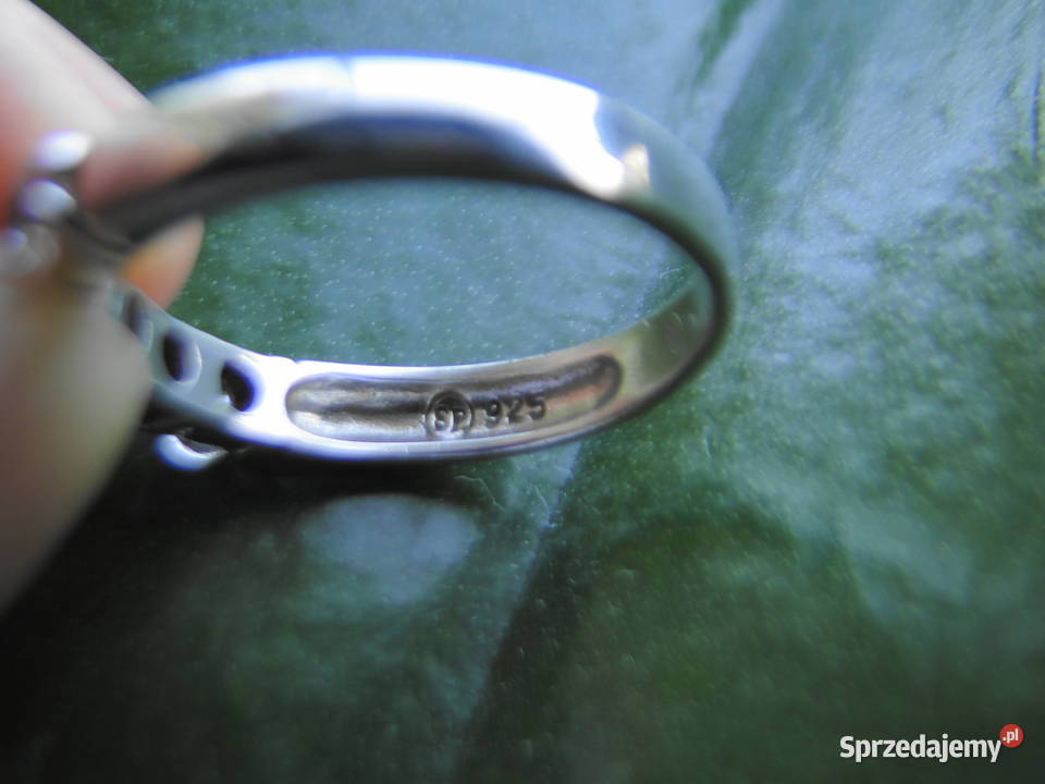 Fajny Pierścionek srebro 925 mazowieckie Warszawa