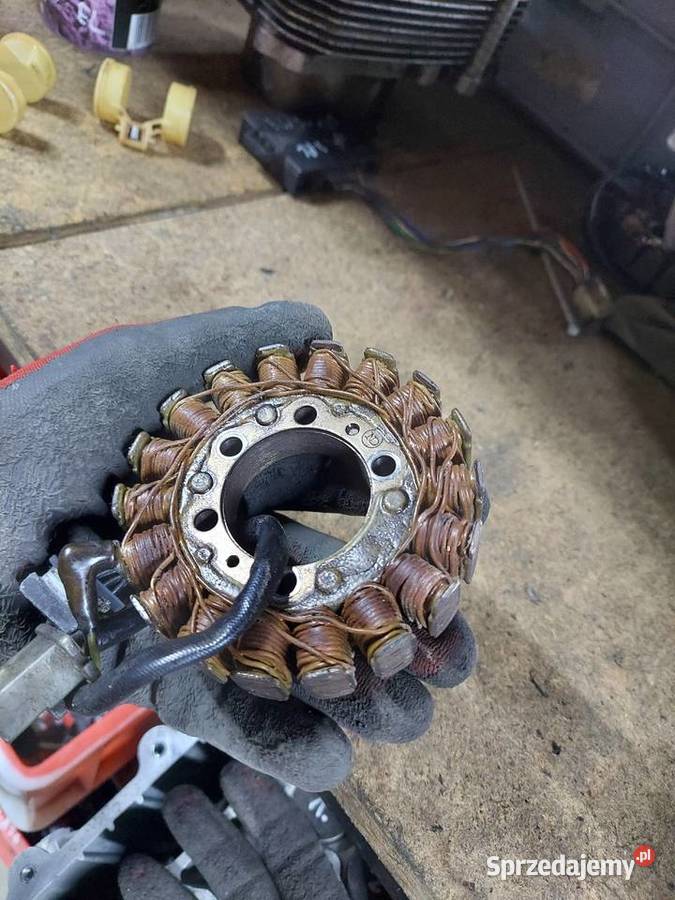 Kawasaki GPZ 600 iskrownik stojan uzwojenie Jelenia Góra