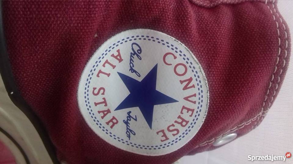 trampki Converse 38 rozmiar bordowe sprzedam