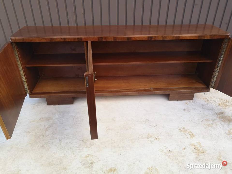 Komoda ARTDECO RTV Niska Orzech 182 Zgrabna Meble Swarzędz