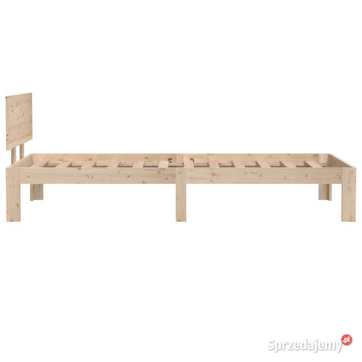 Rama łóżka lite drewno pojedyncza 75x190 69cm Warszawa