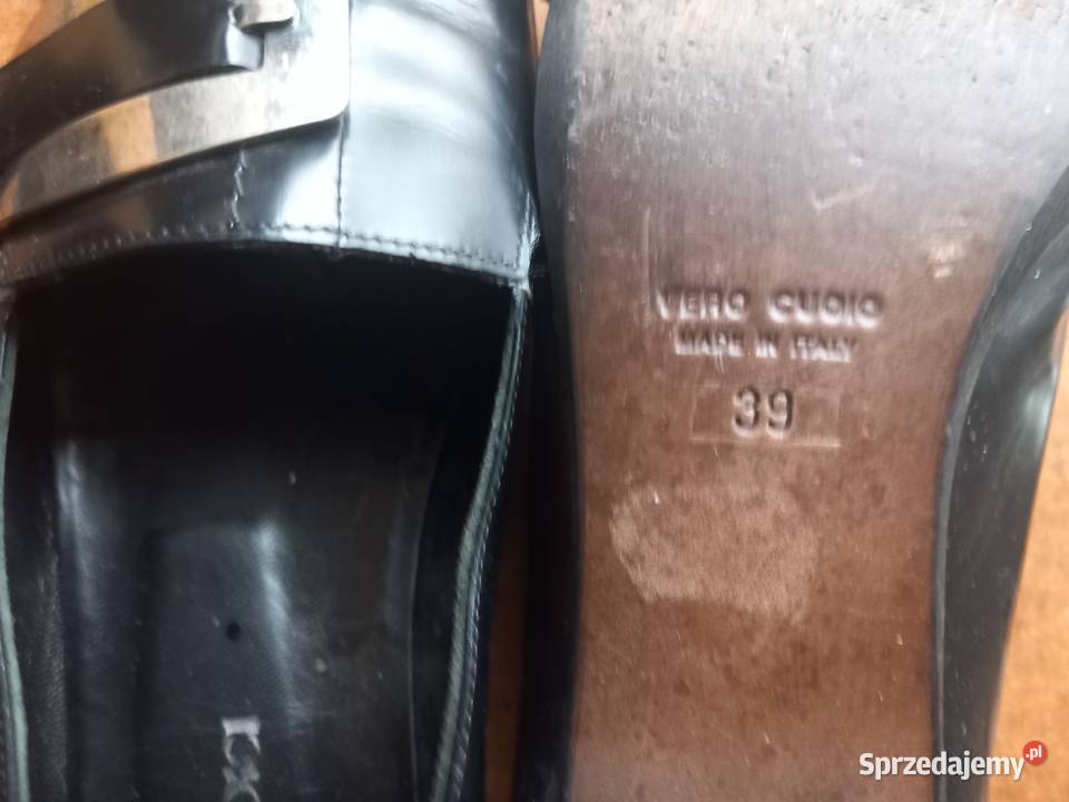 Buty włoskie Giulia de Medici skóra Łódź