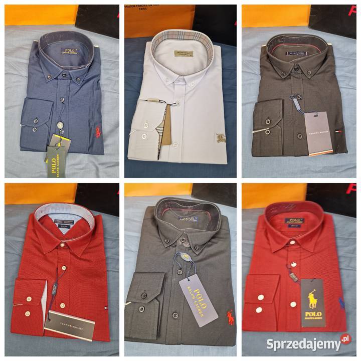 Koszula tommy Ralph burberry długi rekaw premium Odzież wyjściowa Wadowice