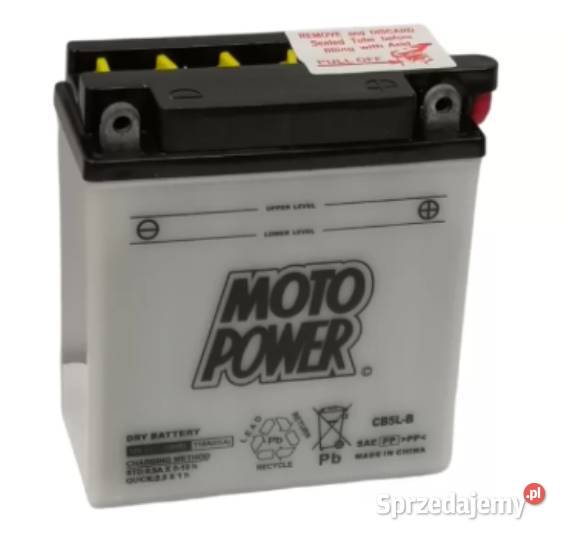 Akumulator motocyklowy MotoPower CB5LB YB5LB 12V Rzeszów