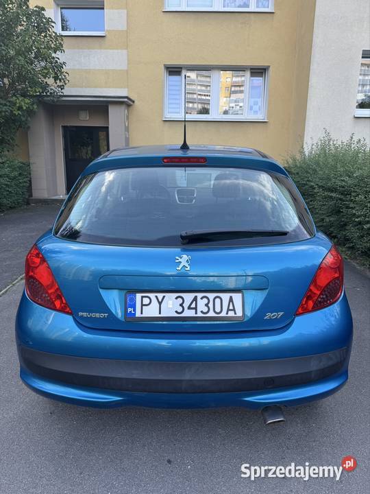 Peugeot 207 16 16V Sporty 110 benzyna Zarejestrowany w Polsce wielkopolskie