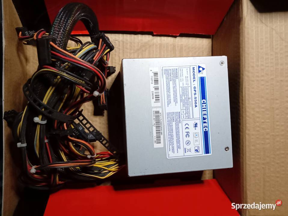 Zasilacz chieftec gps550a Myślenice sprzedam