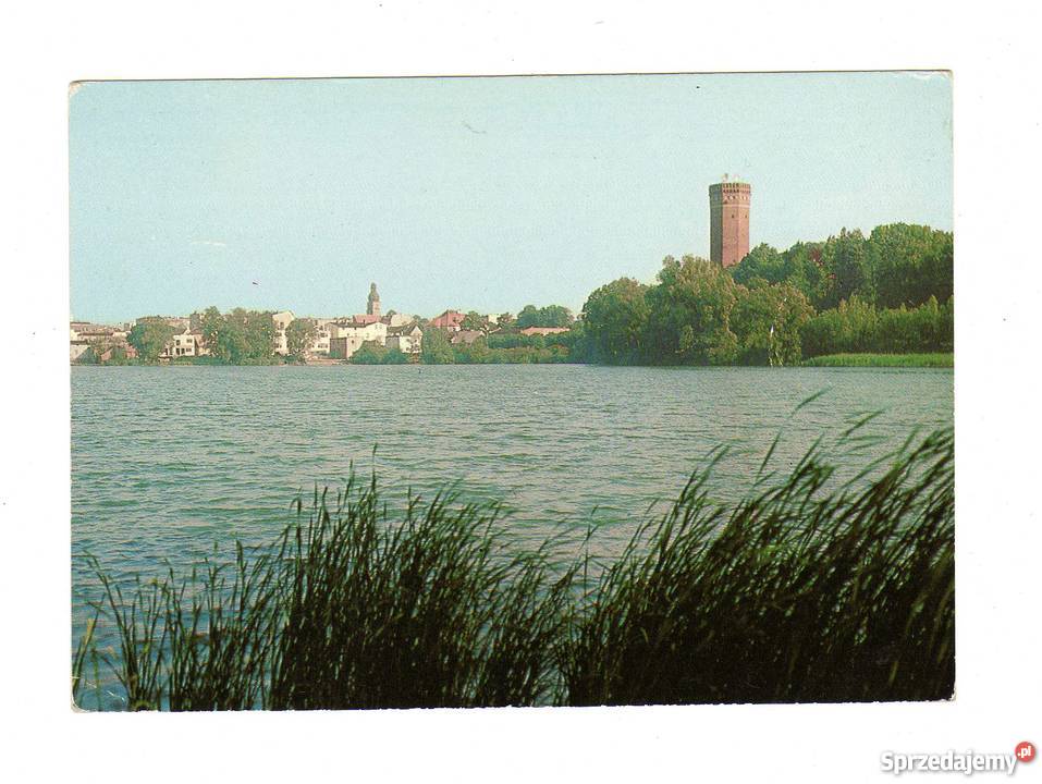 CZŁUCHÓW WIDOK STRONY JEZIORA POCZTÓWKA Krynki