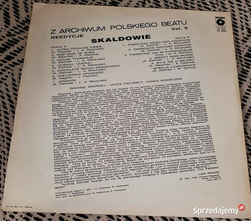 Skaldowie płyta winylowa reedycja