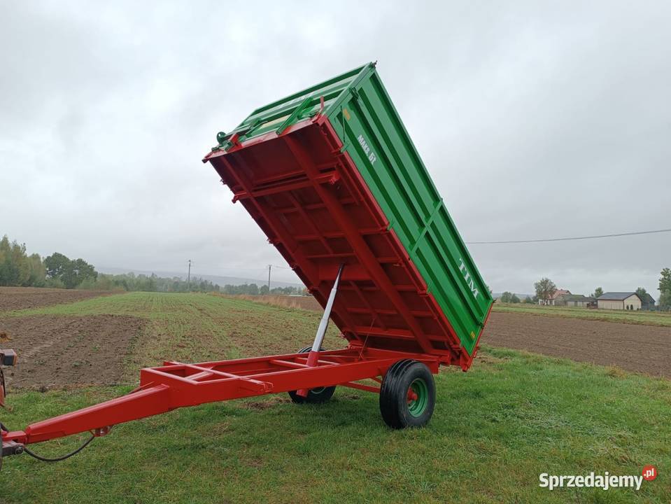 Przyczepa jednoosiowa wywrotka 5ton kiper nieuszkodzony