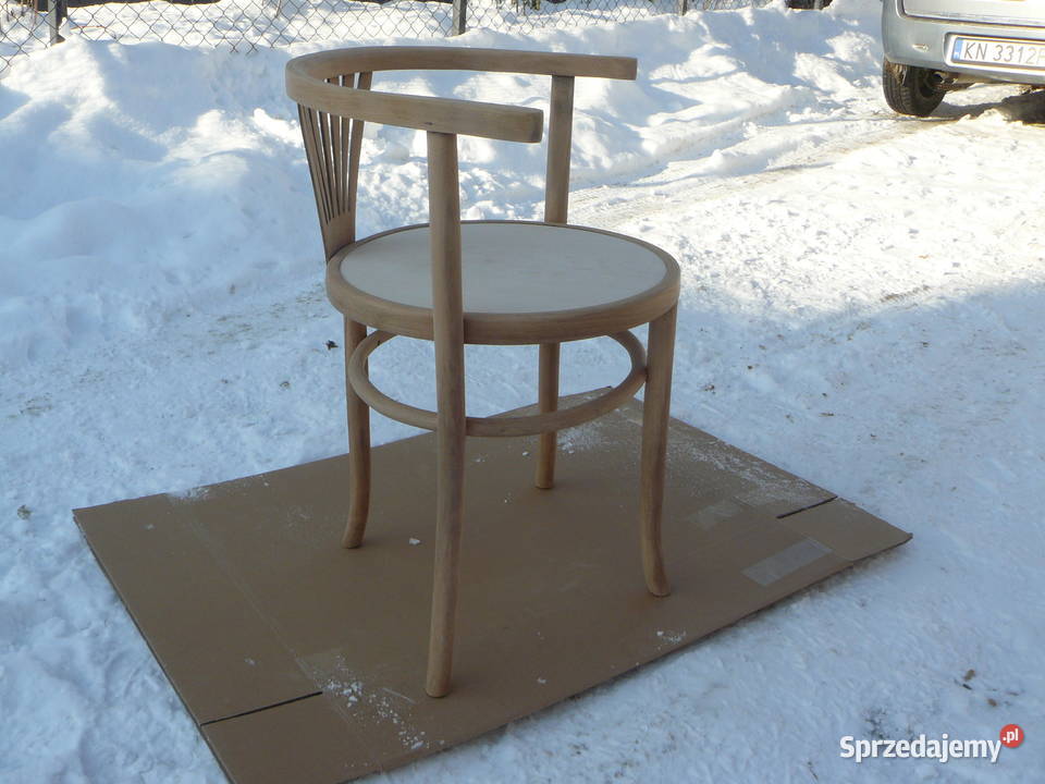 Stare krzesła gięte sygnowane małopolskie Nowy Sącz