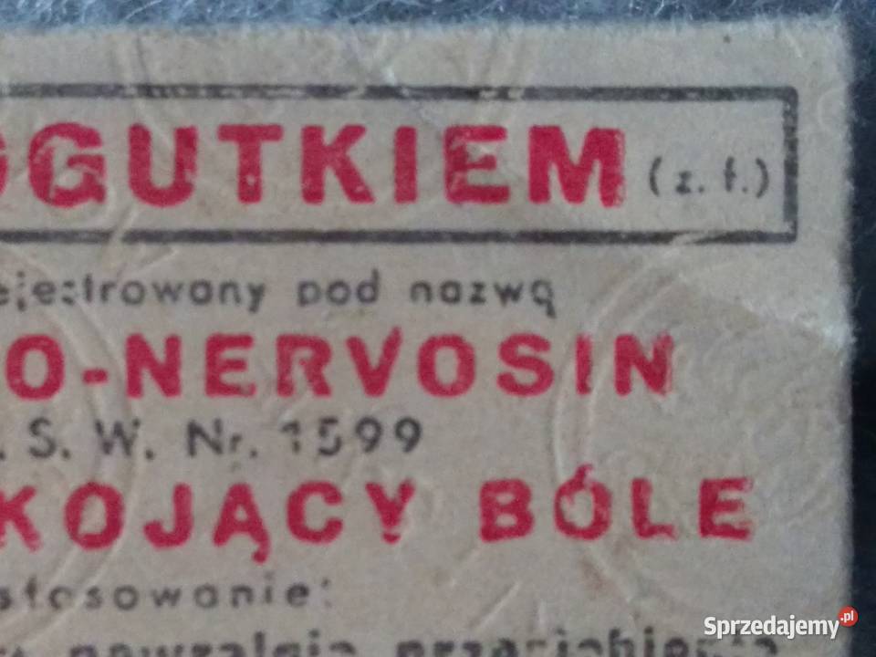 Proszek z kogutkiem MigrenoNervosin A Gąsecki Warszawa