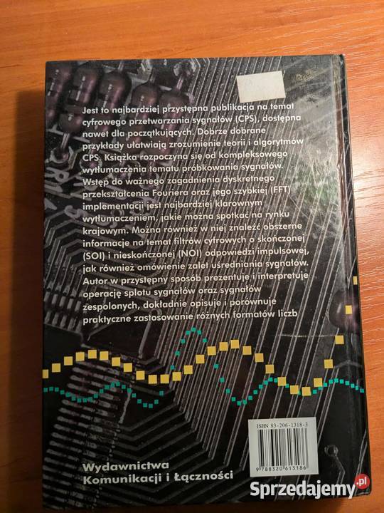 Książka Wprowadzenie do Cyfrowego Przetwarzania Dąbrowa Górnicza