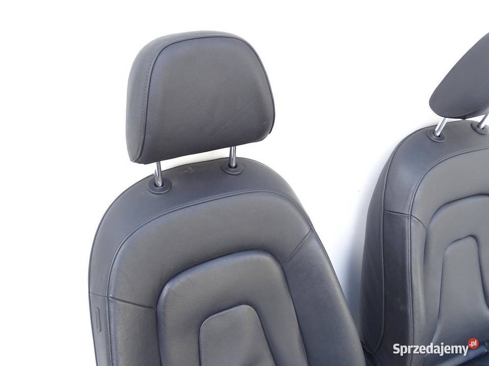 FOTELE FOTEL KANAPA KOMPLET SKÓRA CZARNE AUDI A4