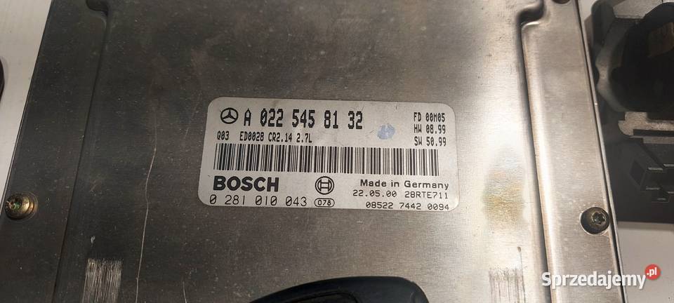 Zestaw startowy imm mercedes w203 27 cdi komputery Zbąszyń