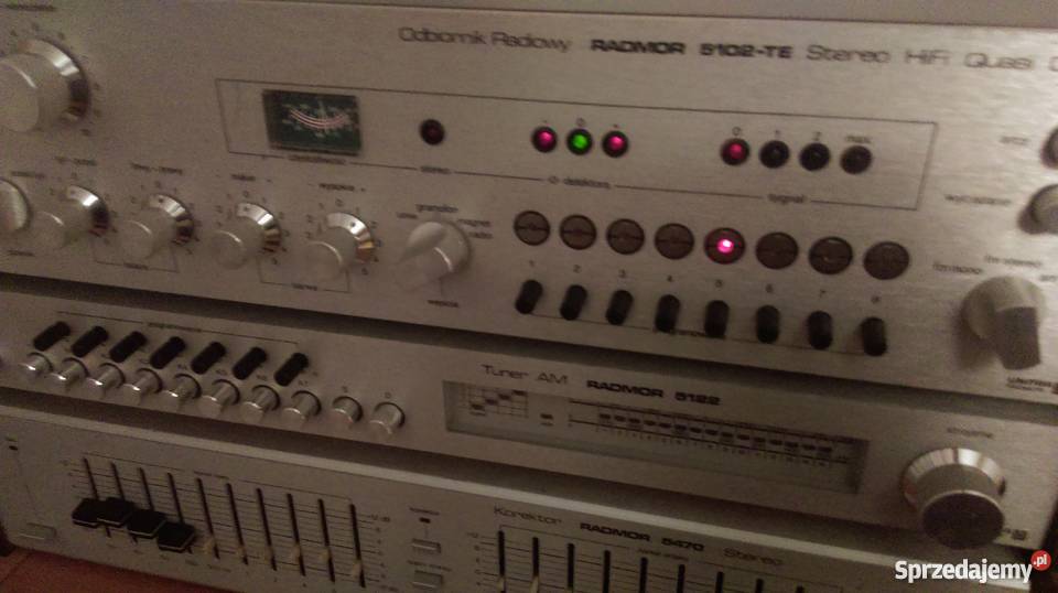 Unitra Radmor 5102te piękny i sprawny zestaw Węgrów sprzedam