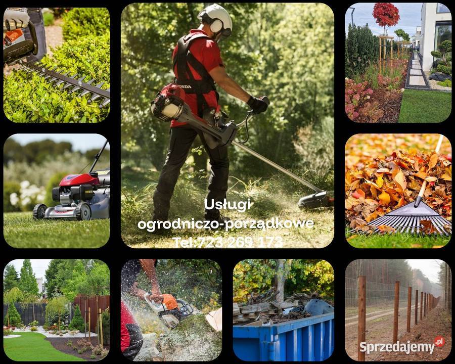 Usługi ogrodniczoporządkowe koszenie trawy Usługi Garwolin