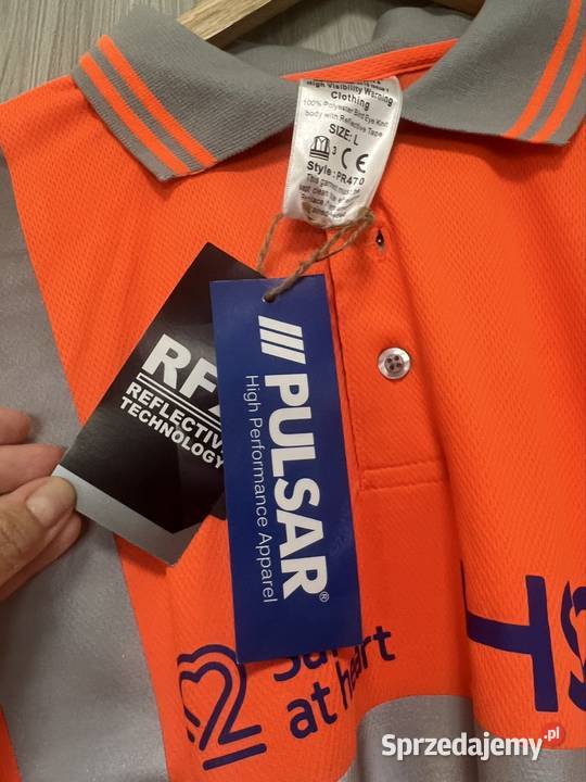 Męska bluza robocza z paskami odblaskowymi Bydgoszcz