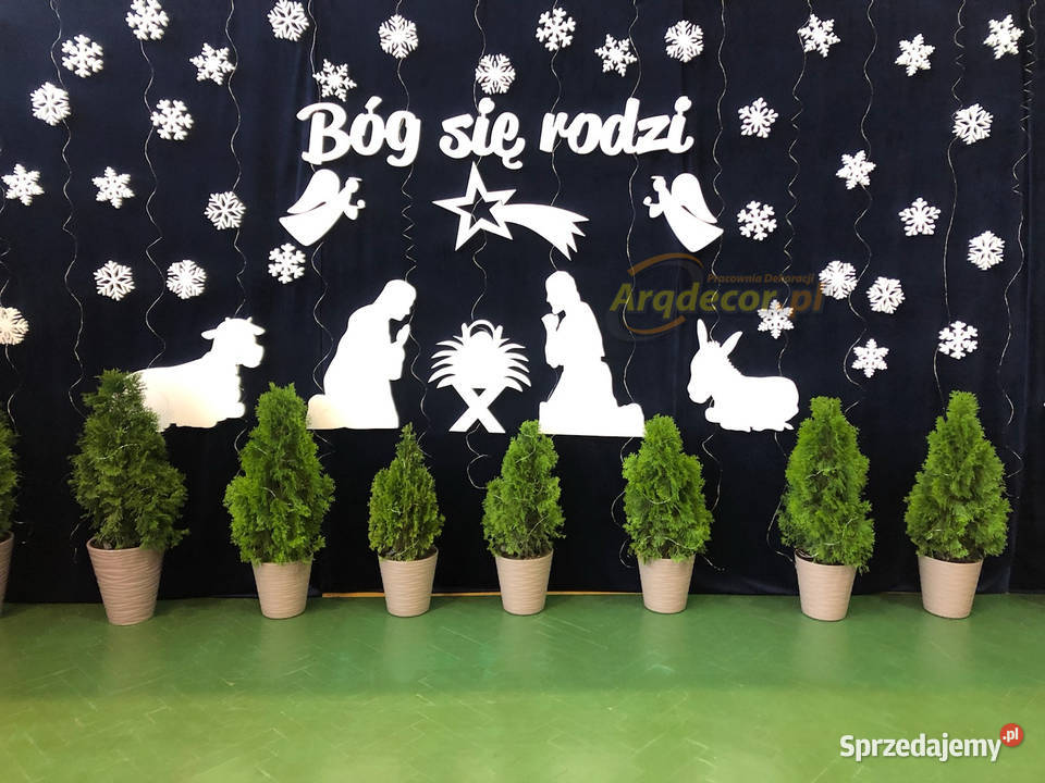 Śnieżynki styropianowe 16 Komplet 18 sztuk podkarpackie Dębna