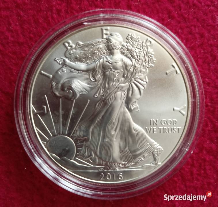 Srebrny amerykański orzeł 2016 10 sztuk Rzeszów