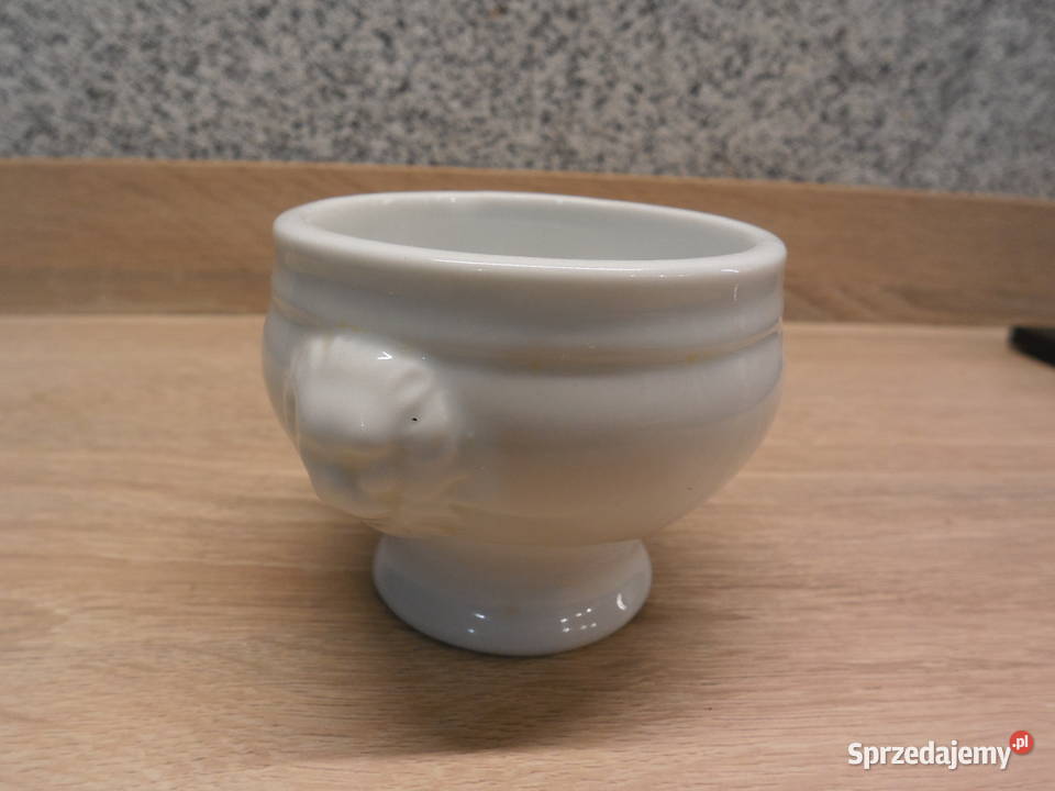 Bulionówka porcelanowa CILIO LEW BIAŁA Raszków