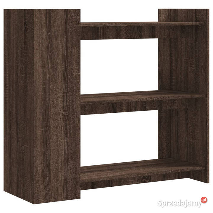 Stolik konsolowy brązowy dąb 100x35x90 WM848478 Warszawa