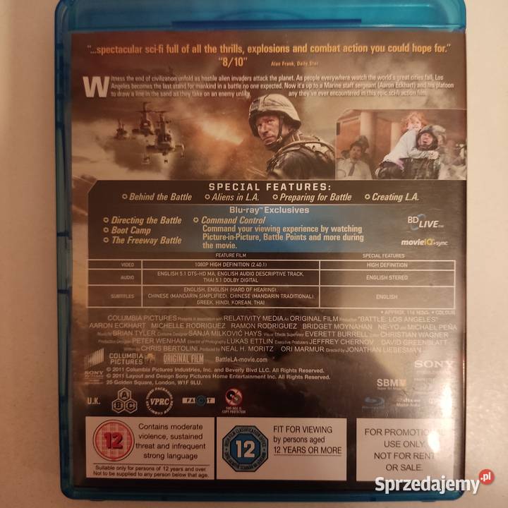 Battle Los Angeles Płyta Bluray Lutomiersk