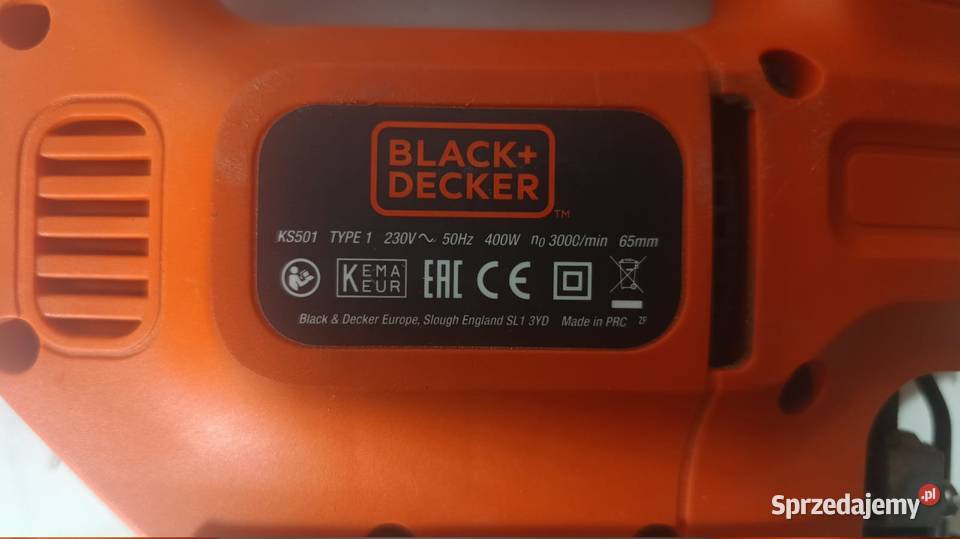 Wyrzynarka BlackDecker śląskie sprzedam