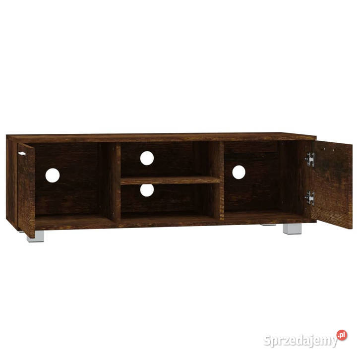 Szafka pod telewizor przydymiony dąb 120x405x35