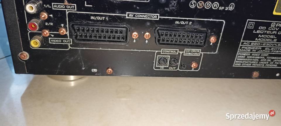 Pioneer Cld1700 laserdisc Pal świętokrzyskie Sędziszów