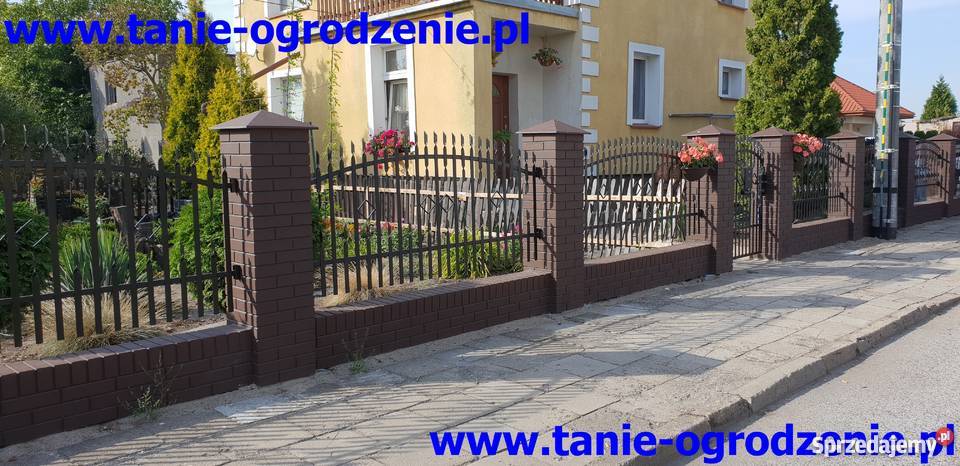 Ala klinkier słupki murki ogrodzenia imitacja Kutno