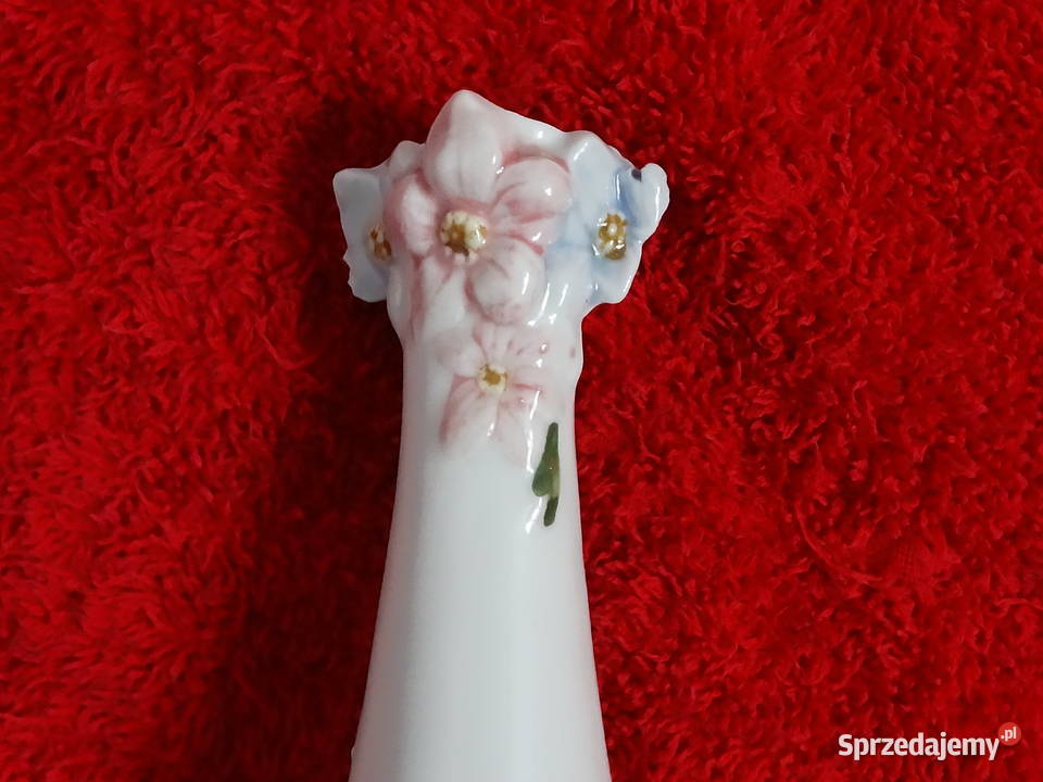 Elegancki Wazonik Vintage Ręcznie Formowane Biłgoraj