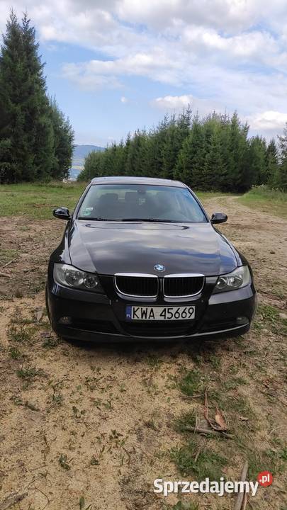 BMW E90 czarna 20 benzyna Rok produkcji 2008 Nowy Targ sprzedam