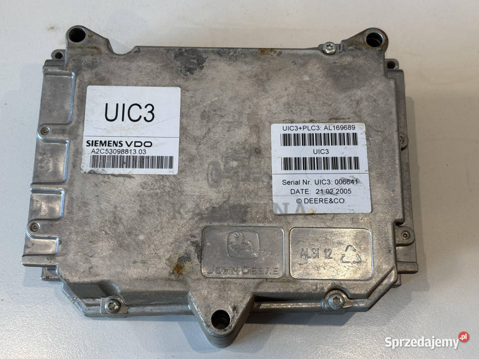 John Deere 6920 Moduł Sterownik UIC3 PLC3 wielkopolskie Jastrzębniki