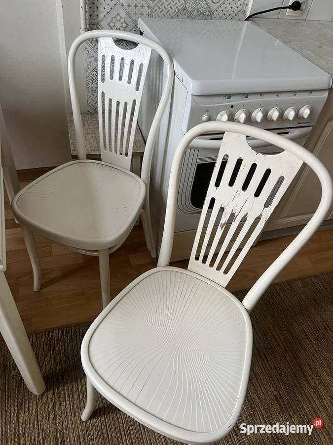 Zestaw stół kuchenny z czterema krzesłami Racibórz