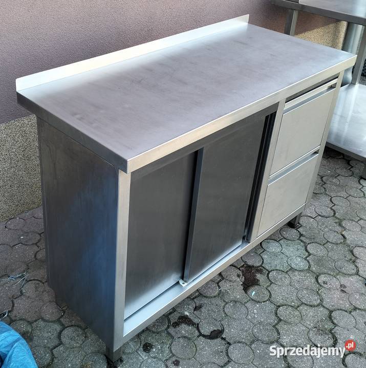 Stół gastronomiczny zabudowany 116x50x85 wielkopolskie