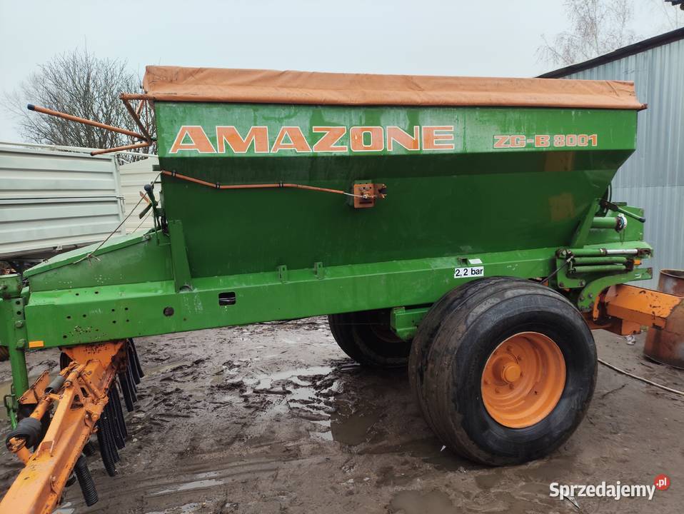 Amazone zgb 8001 talerze żmijka rozsiewacz kujawsko-pomorskie