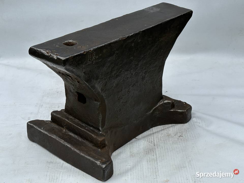 STARE KOWADŁO SYGNOWANE G L 1877 131 UNIKAT Bielawa