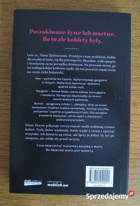 Diane Ducret Kobiety mafii Rok wydania 2017 Parczew