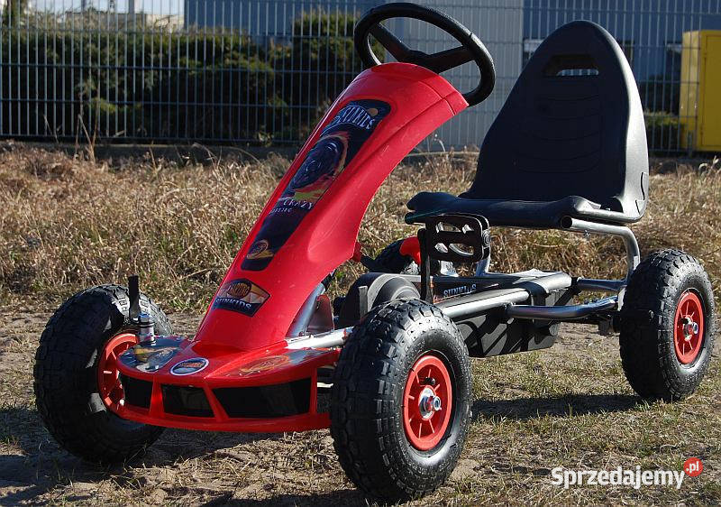 pojazd GOKART NA PEDAŁY pompowane koła auto Pozostałe Myszków