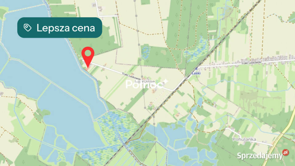 Unikatowa działka w Dolinie Tyśmienicy 3816m Komarne