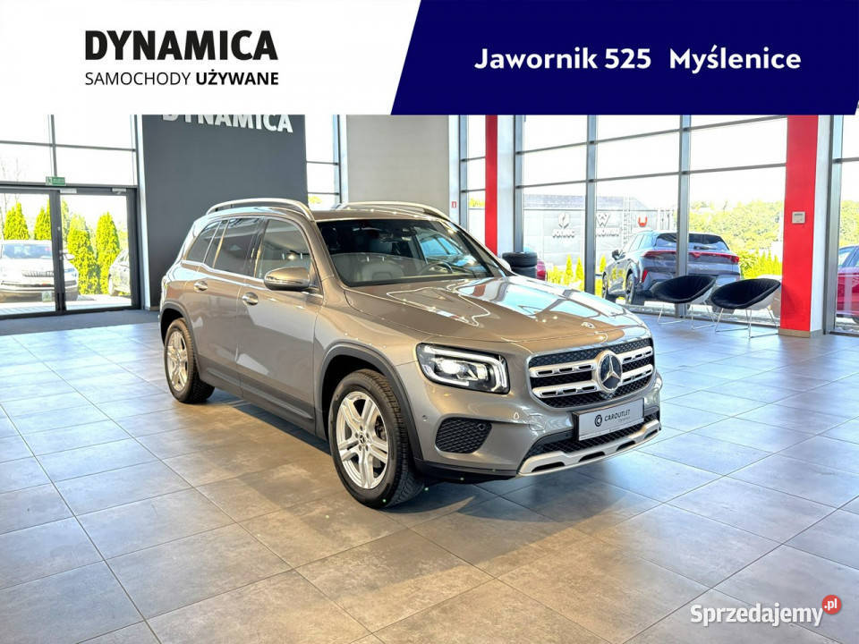Mercedes GLB 200 13T 163 7GDCT 2021 r salon I wielofunkcyjna kierownica Mercedes-Benz Myślenice