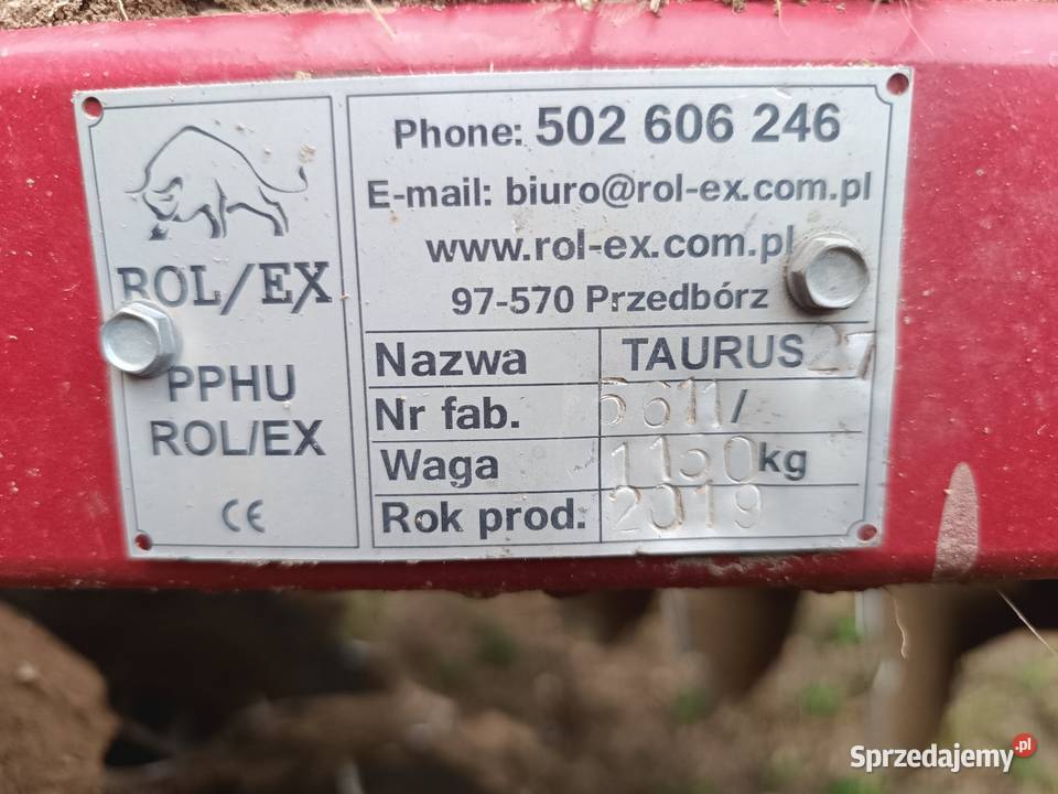 Brona talerzowa Rolex talerzówka agregat sprzedam