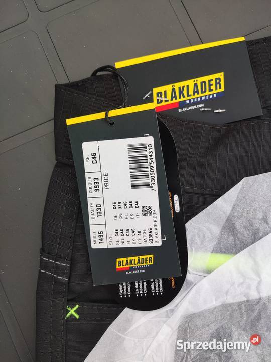 Spodnie robocze Blaklader rozmiar 46 Cordura Rozmiar uniwersalny Libusza