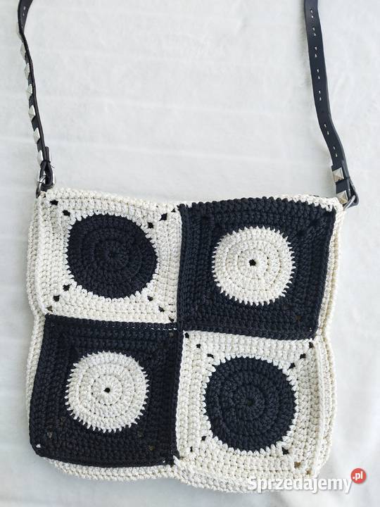 Torebka listonoszka crochet ręczne robiona Piotrków Trybunalski