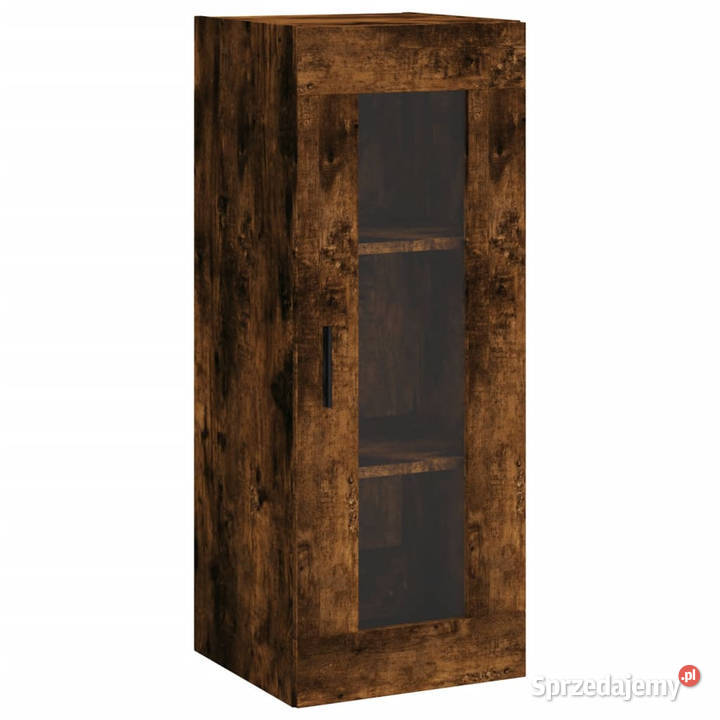 Wysoka szafka przydymiony dąb 345x34x180 Warszawa