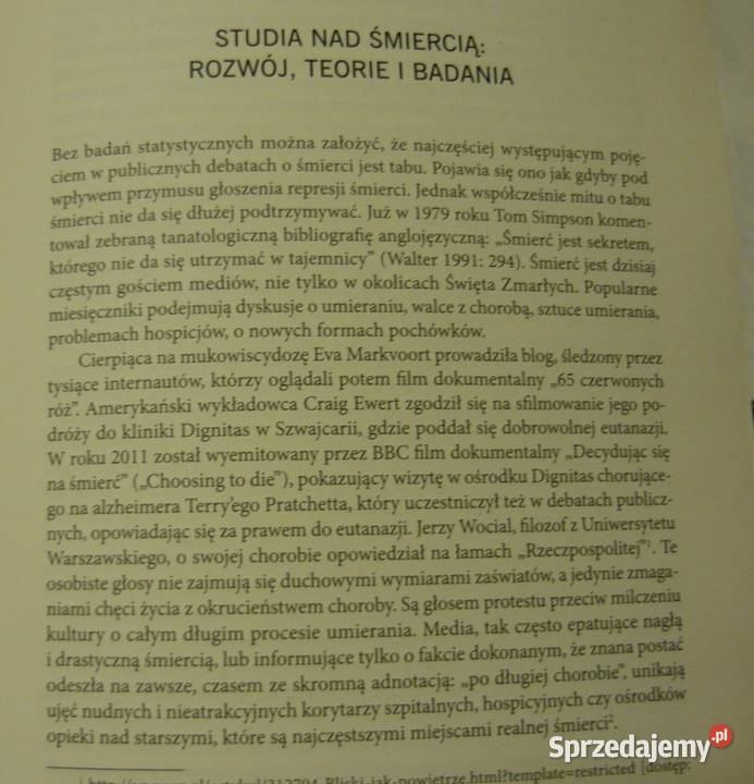 Społeczne i kulturowe reprezentacje śmierci Anna religioznawstwo, nauki teologiczne Krotoszyn